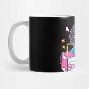 Skater Cat Girl Drinking Boy Souls Mug